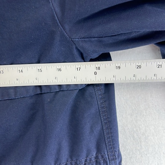 Divided by H & M Women’s Jacket / Coat Size 4 Navy Blue Faux Fur Lining - Picture 13 of 14